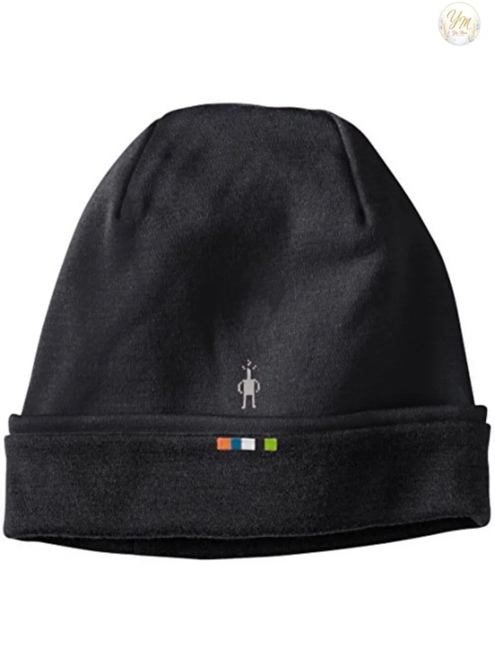 SmartWool 100% Merino Wool Thermal Reversible Cuffed Beanie Winter Hat